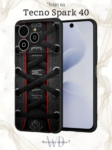 What of Design? Чехол на Tecno Spark 40 с принтом y2k