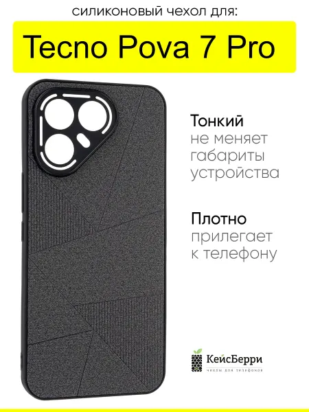 КейсБерри. Чехол для Tecno Pova 7 Pro, серия Abstraction