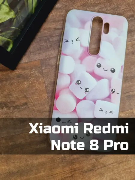 MixCase Чехол на Xiaomi Redmi Note 8 Pro прозрачный Маршмеллоу