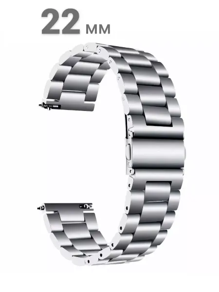 Smart Watch Strap Металлический ремешок для Amazfit, Samsung, Huawei 22 мм