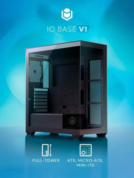 Red Square Компьютерный корпус IO by Base V1 black