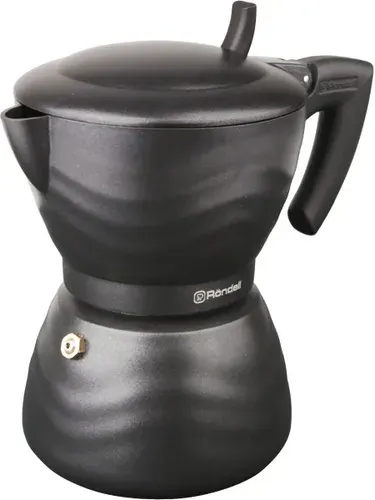 Кофеварка гейзерная Rondell Walzer RDA-432, 0,3 л, алюминий, черная