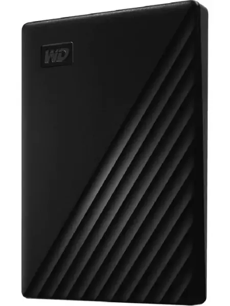 Western Digital 1 ТБ Внешний жесткий диск My Passport (WDBYVG0010BBK-WESN), Пластик, черный