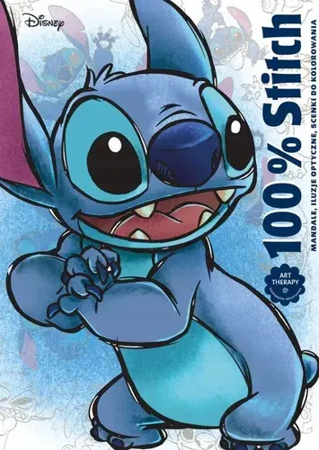 Раскраска по номерам Coloriages mystres Disney 100 % Stitch, польское издание, 132 страницы