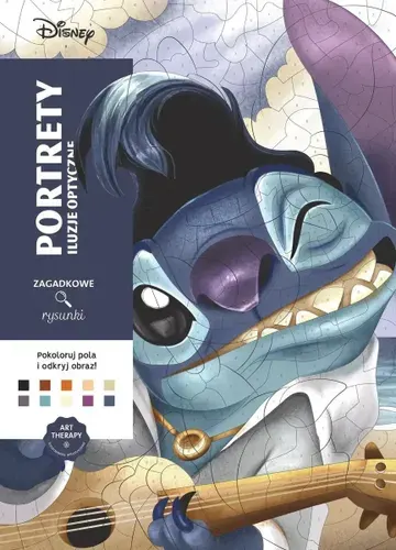 Раскраска по номерам Disney Coloriages mystres Portrety, польское издание, 100 стр.