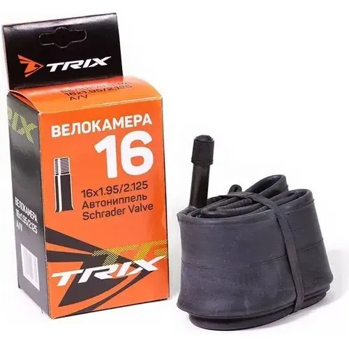 Велокамера 16 TRIX 16х1.95 / 2.125 AV камера велосипедная