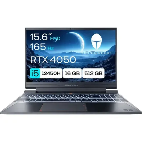 Thunderobot 911 X Wild Hunter G2D Ноутбук 15.6", RAM 16 ГБ, SSD 512 ГБ, Без системы, серый, Русская раскладка