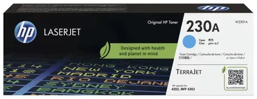 Картридж для принтера HP, голубой, 1800 стр,, W2301A