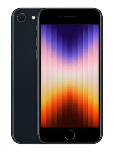 Восстановленный Apple Смартфон iPhone SE 2022 256 ГБ, черный 4/256 ГБ, Nano-SIM, черный