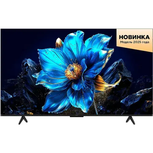 TCL Телевизор LCD Smart TV, Wi-Fi, Bluetooth, HDR, с пультом, 2025 г., 65″ 4K UHD, черный