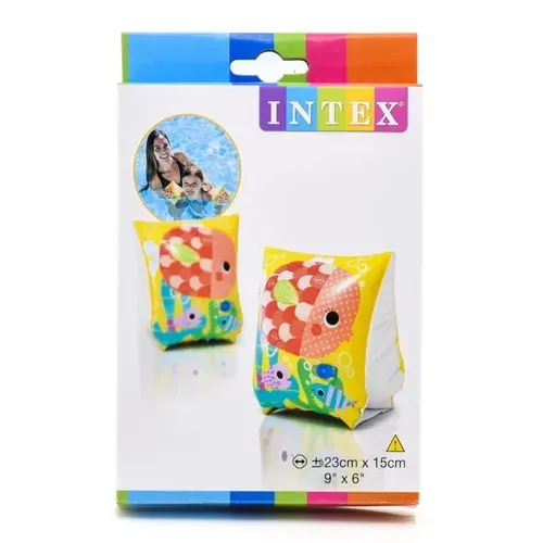Intex 58652 Нарукавники 23 х15см "Подводный мир" 3-6 лет