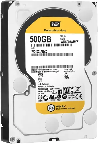 Western Digital 500 ГБ Внутренний жесткий диск, 3.5", SATA III (WD5003ABYZ)