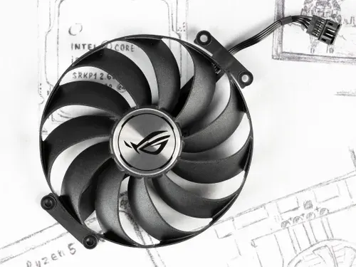 Вентилятор для видеокарты Asus ROG Strix Black RTX 3070 3080 Ti 3090 95мм №1