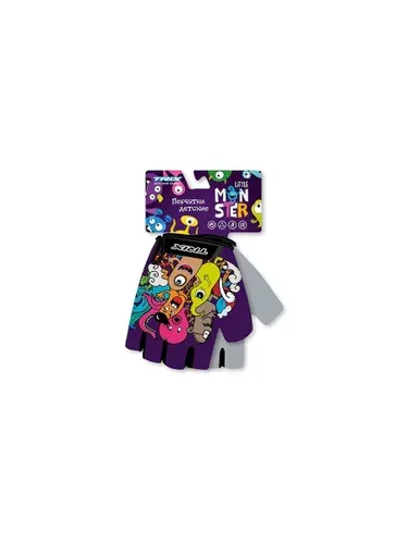 Перчатки велосипедные TRIX Little Monster детские, размер 7ХS