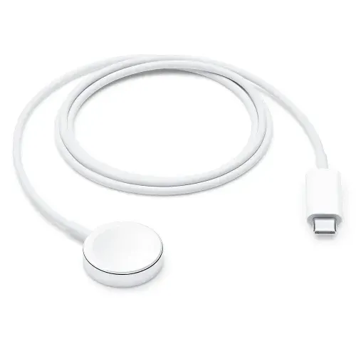Кабель зарядного устройства Apple Watch Magnetic Charger to USB-C Cable MX2H2AM/A, A2257, белый