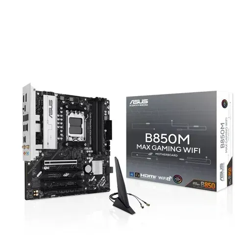 ASUS B850M MAX GAMING WIFI AMD B850 AM5 DDR5 Материнская плата