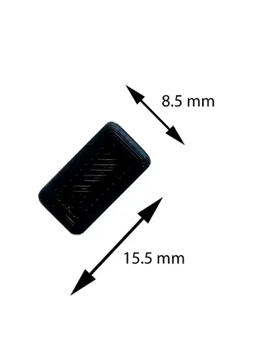 Ножки для ноутбука Asus N76, N76V, чёрные