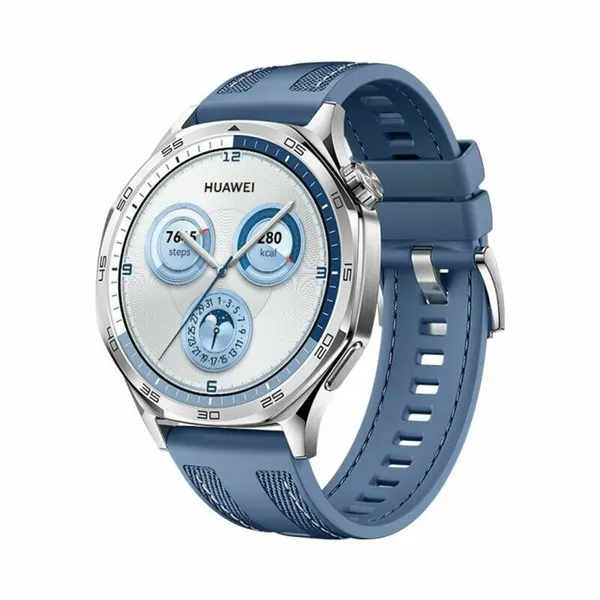 Умные часы Huawei Watch GT 5, 46 mm, VLI-B19, Fluoroelastomer Blue (Голубой)