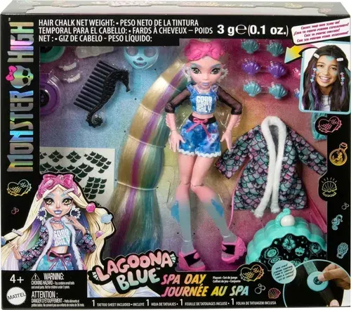 Кукла Monster High Лагуна Блю Спа-день, с аксессуарами