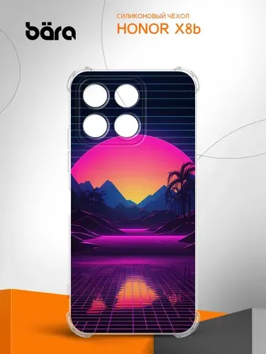 Чехол на Honor X8b/ Хонор Х8б с принтом Нео закат