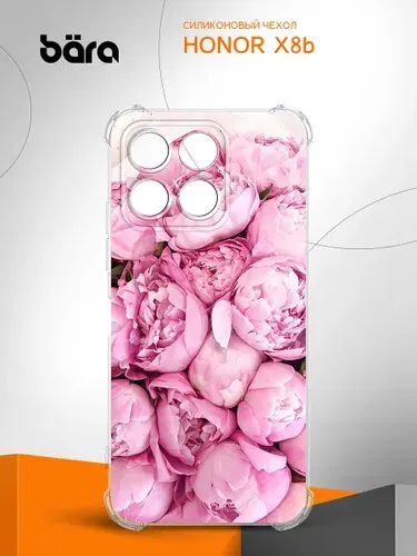 Чехол на Honor X8b/ Хонор Х8б Розовые цветы