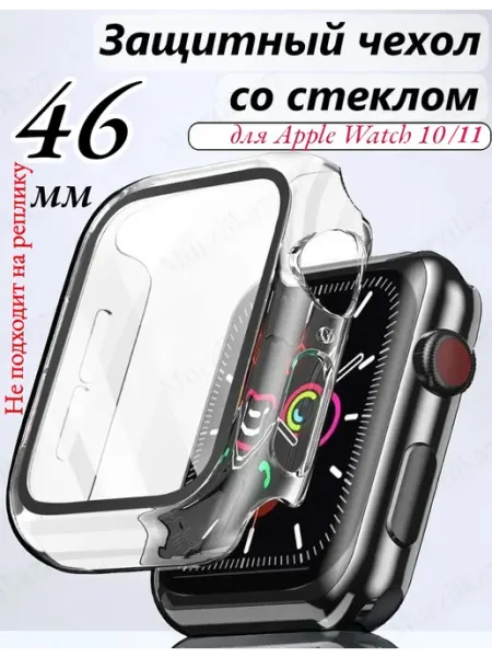 Murzilka77 Чехол для Apple watch 46 мм прозрачный