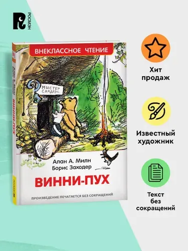 Милн А. Винни-Пух. Сказка. Приключения. Внеклассное чтение. Начальная школа | Милн Алан Александр