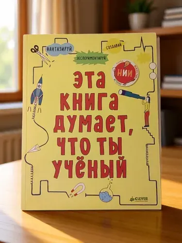 Эта книга думает, что ты учёный.