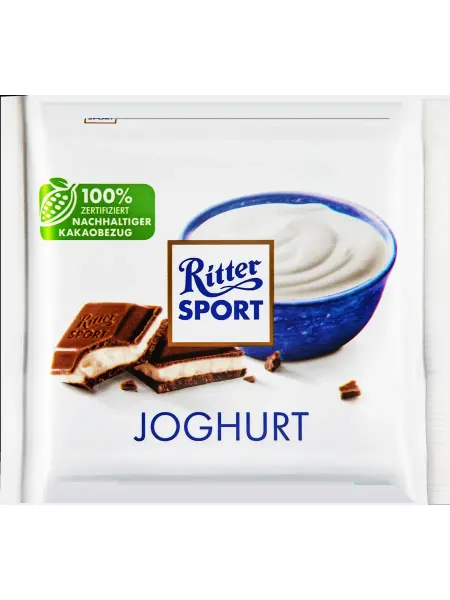 Шоколад молочный RITTER SPORT Йогурт, 100г