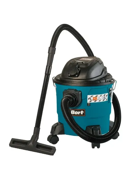 BORT Пылесос строительный BSS-1215-P 1200Вт 15л влажн.уборка