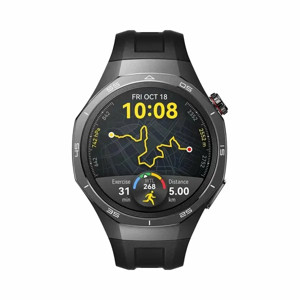 Смарт-часы Huawei GT 5 PRO Black 46mm (VLI-B29), сапфировое стекло, AMOLED, беспроводная зарядка, 524мАч