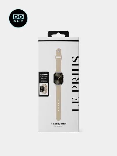 Ремешок для Apple Watch 10-11/46mm от LE PRIUS silicone. Лёгкий, прочный и современный