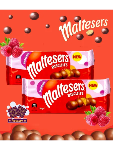 Mars United Kingdom Печенье Мальтизерс Biscuits Малина 110 гр. х 2 шт