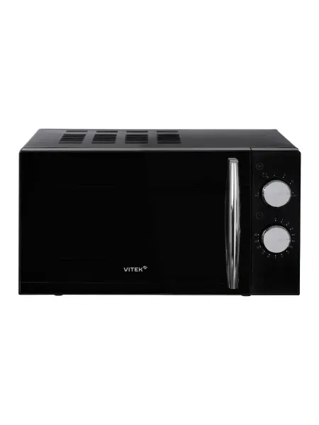 VITEK Микроволновка маленькая для разогрева черная VT-MW1220 20л