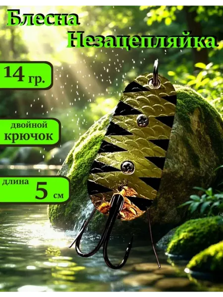 Блесна рыболовная Незацепляйка 14 гр. #22
