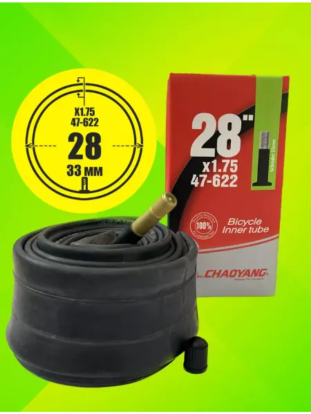 Chaoyang Велосипедная камера 28x1.75