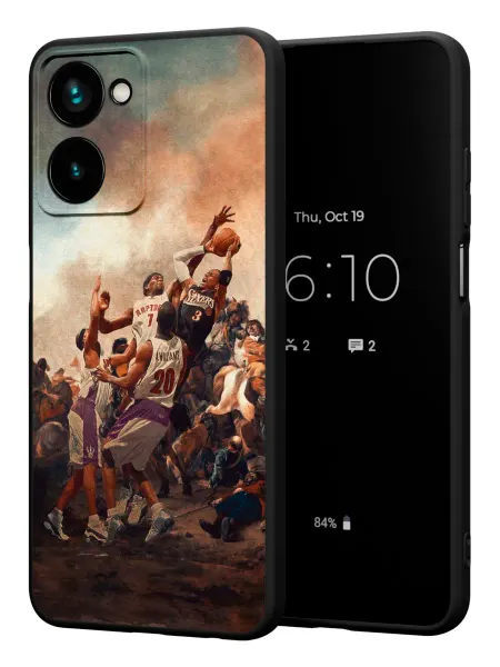 PBl store Чехол на Realme 10 4G принт Баскетбол