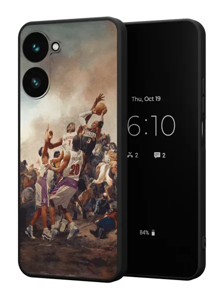PBl store Чехол на Realme 10 Pro (5G) принт Баскетбол