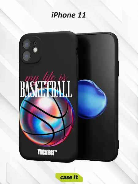 Case it Чехол на iPhone 11 с принтом Баскетбол