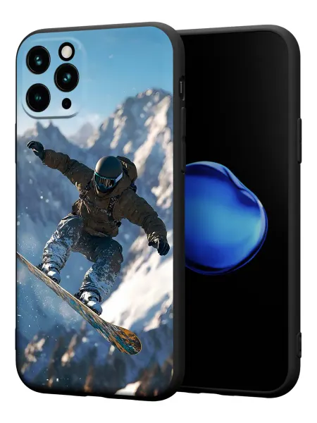 PBl store Чехол на iPhone 11 Pro с принтом Сноубордист