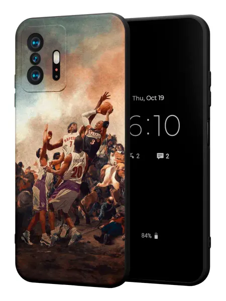 PBl store Чехол на Xiaomi Mi 11t и 11t Pro принт Баскетбол