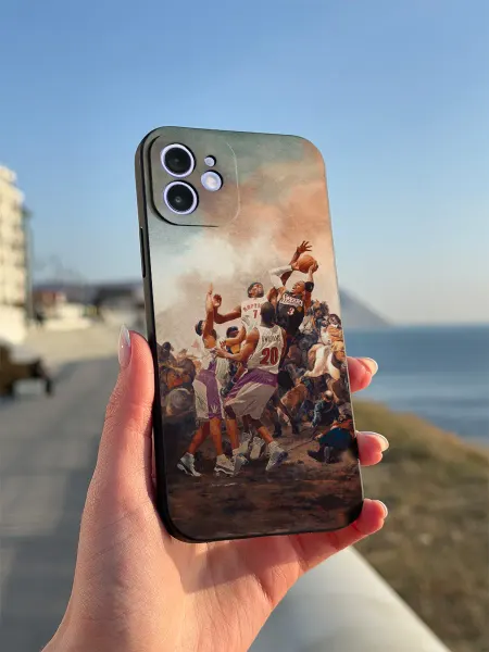 PBl store Чехол на Apple iPhone 12 принт Баскетбол