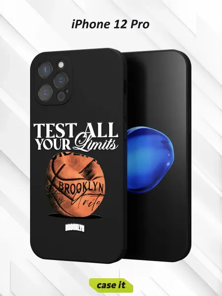Case it Чехол на iPhone 12 Pro с принтом Баскетбол