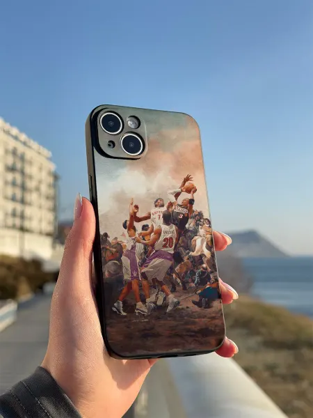 PBl store Чехол на Apple iPhone 13 принт Баскетбол