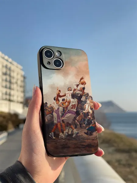PBl store Чехол на Apple iPhone 14 принт Баскетбол