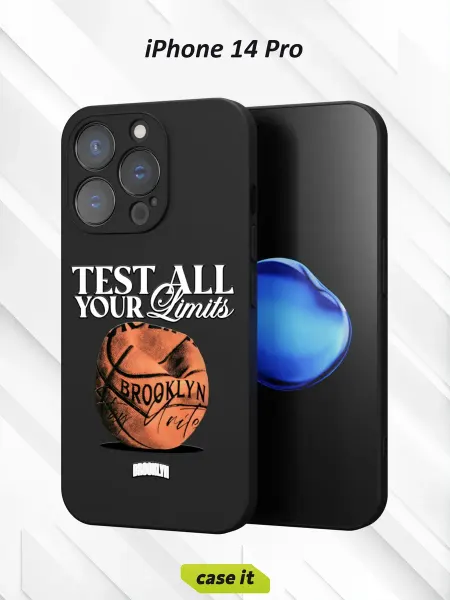 Case it Чехол на iPhone 14 Pro с принтом Баскетбол