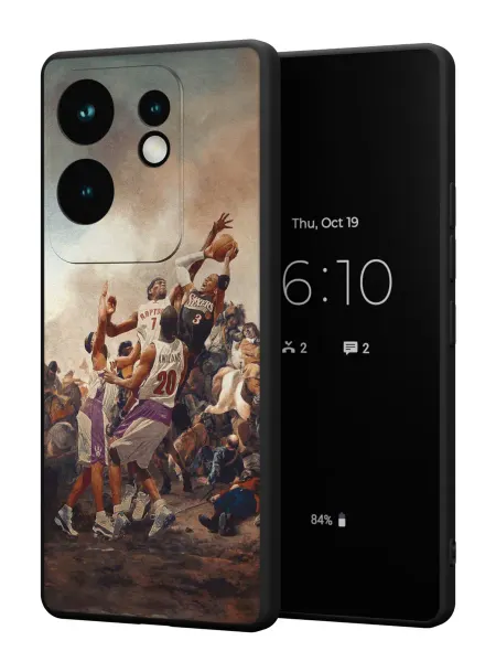PBl store Чехол на Infinix Zero 30 (4G) принт Баскетбол