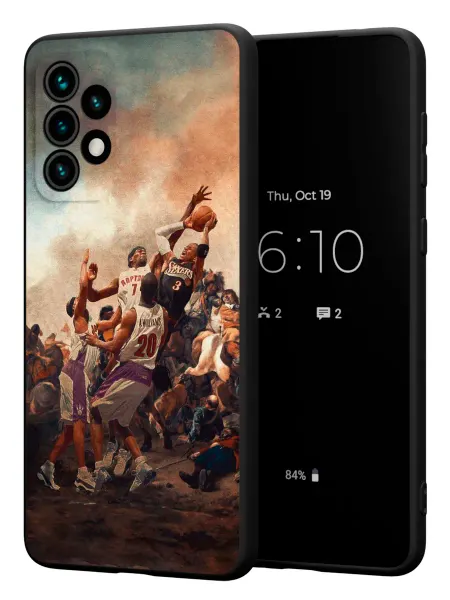 PBl store Чехол на Samsung A73 5G принт Баскетбол