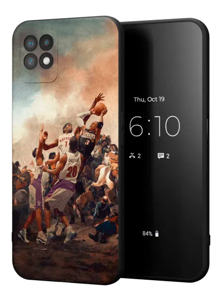 PBl store Чехол на realme 8i принт Баскетбол