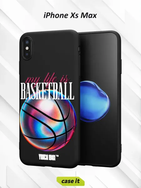 Case it Чехол на iPhone XS Max с принтом Баскетбол